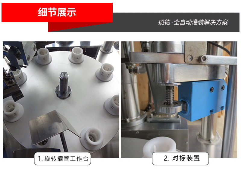 旋轉工作臺，對標裝置