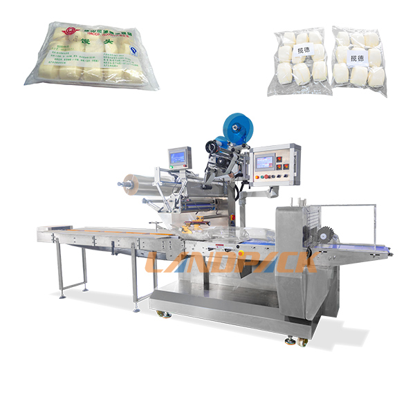 饅頭包子包裝機設(shè)備（帶貼標(biāo)機功能）